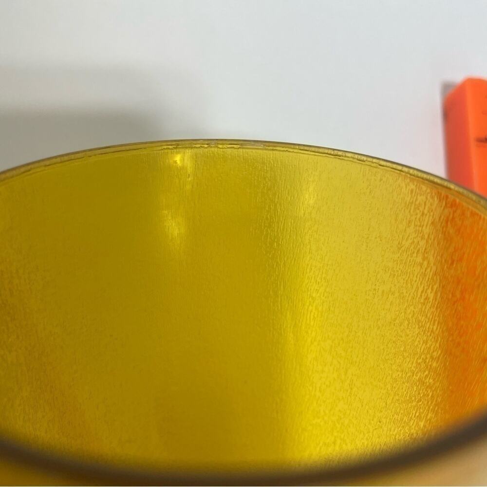 Vintage Amber Gold Cups Set of 4 restaurant style - Picture 8 of 9